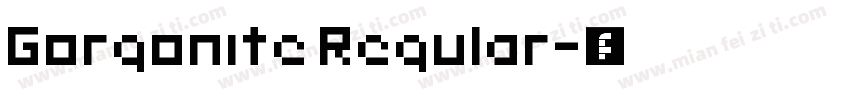 Gorgonite Regular字体转换